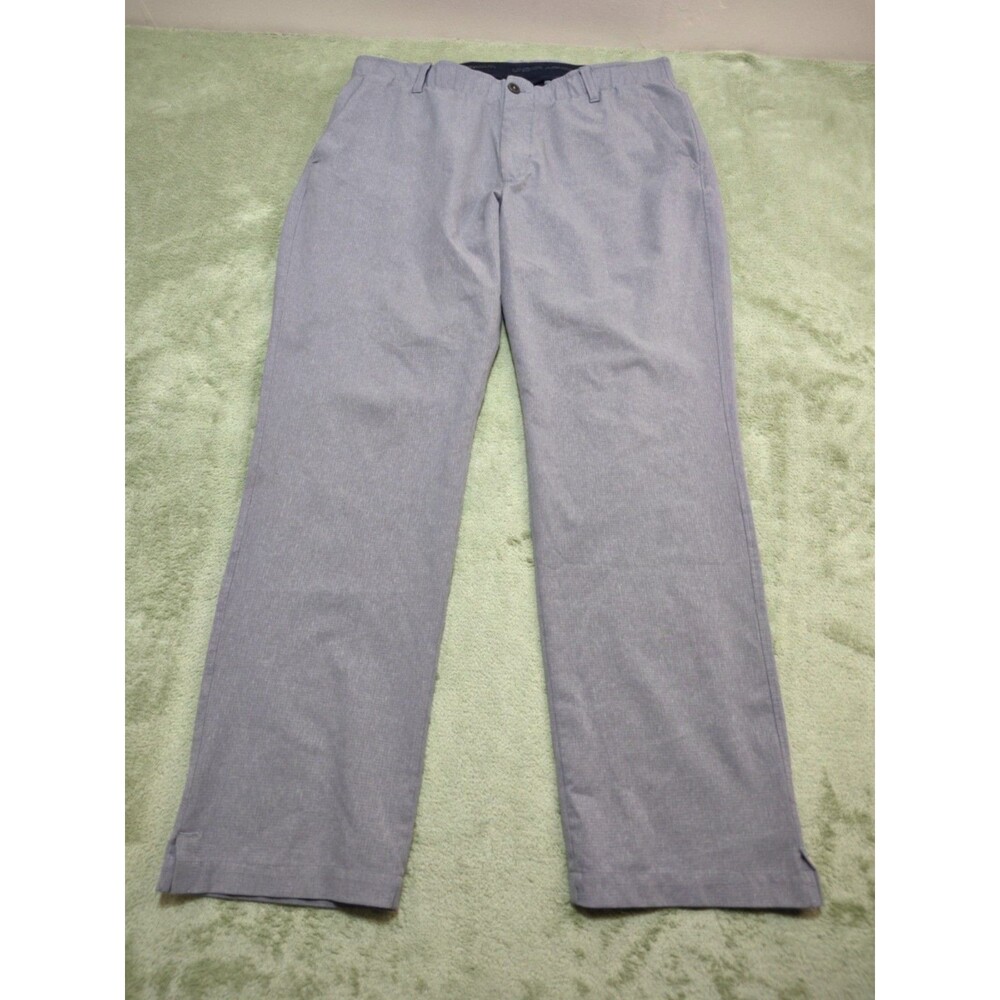 Under Armour Pants Mens 36x32 Heather Grey Athletic Golf Chino Stretch